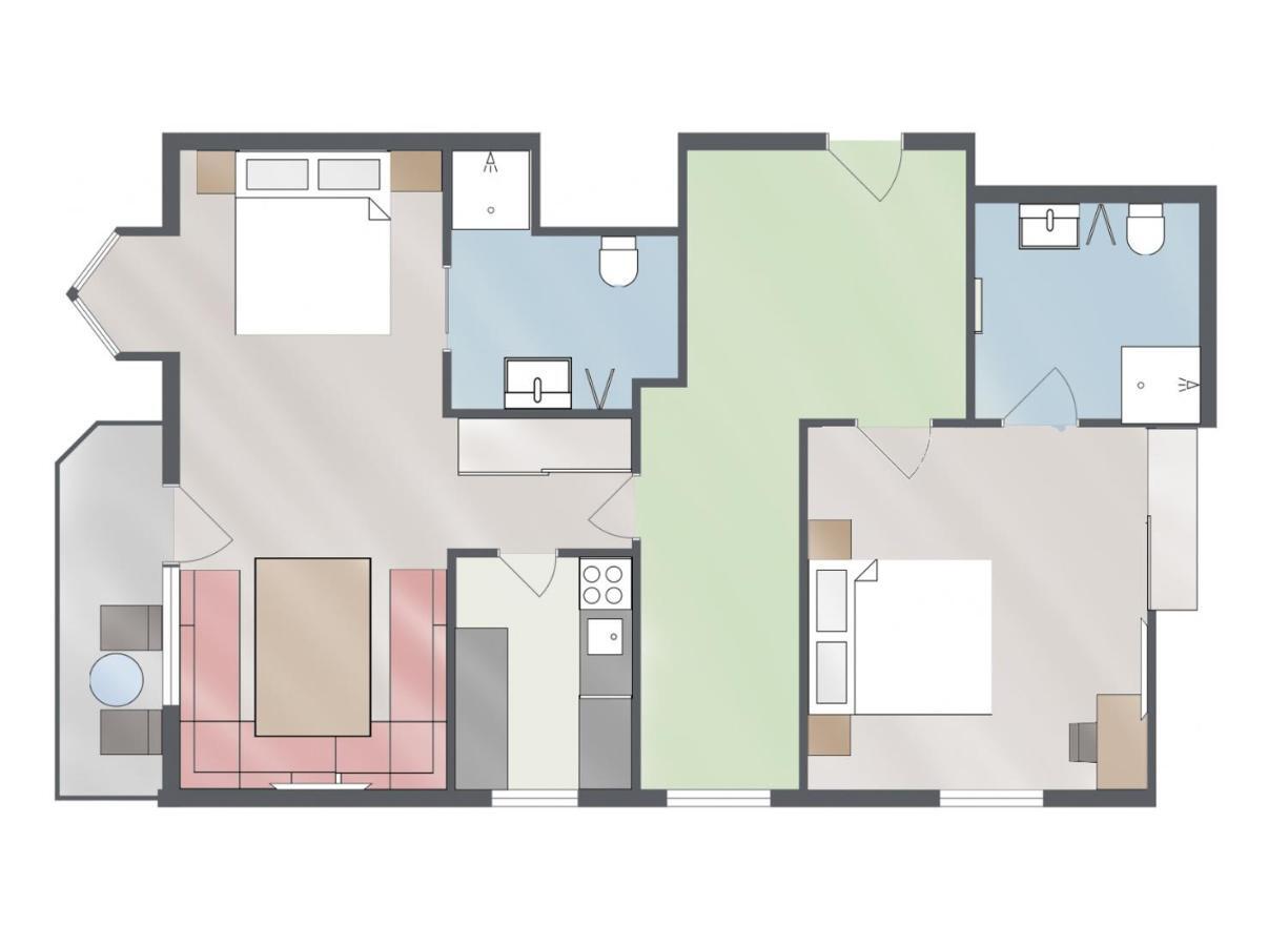 Appartement Pension Strolz Бихлбах Екстериор снимка